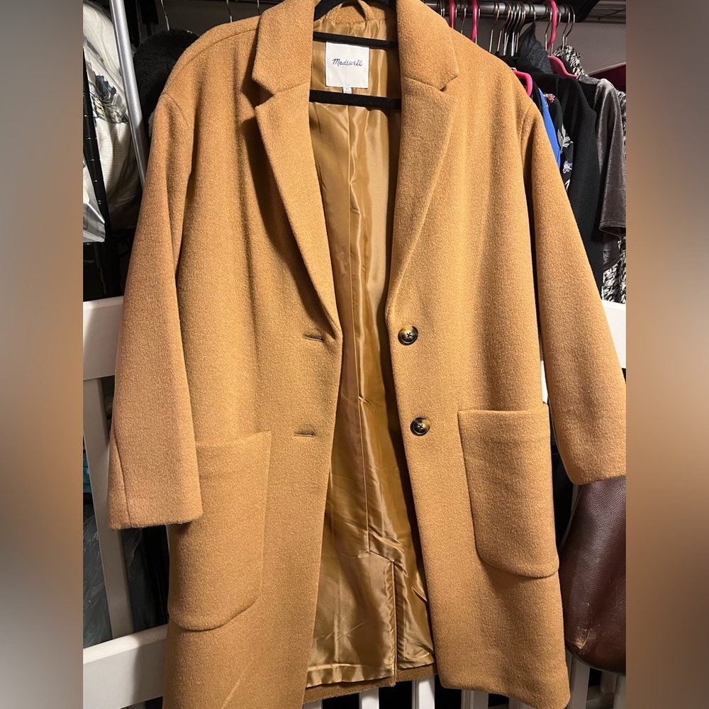 Camel top coat